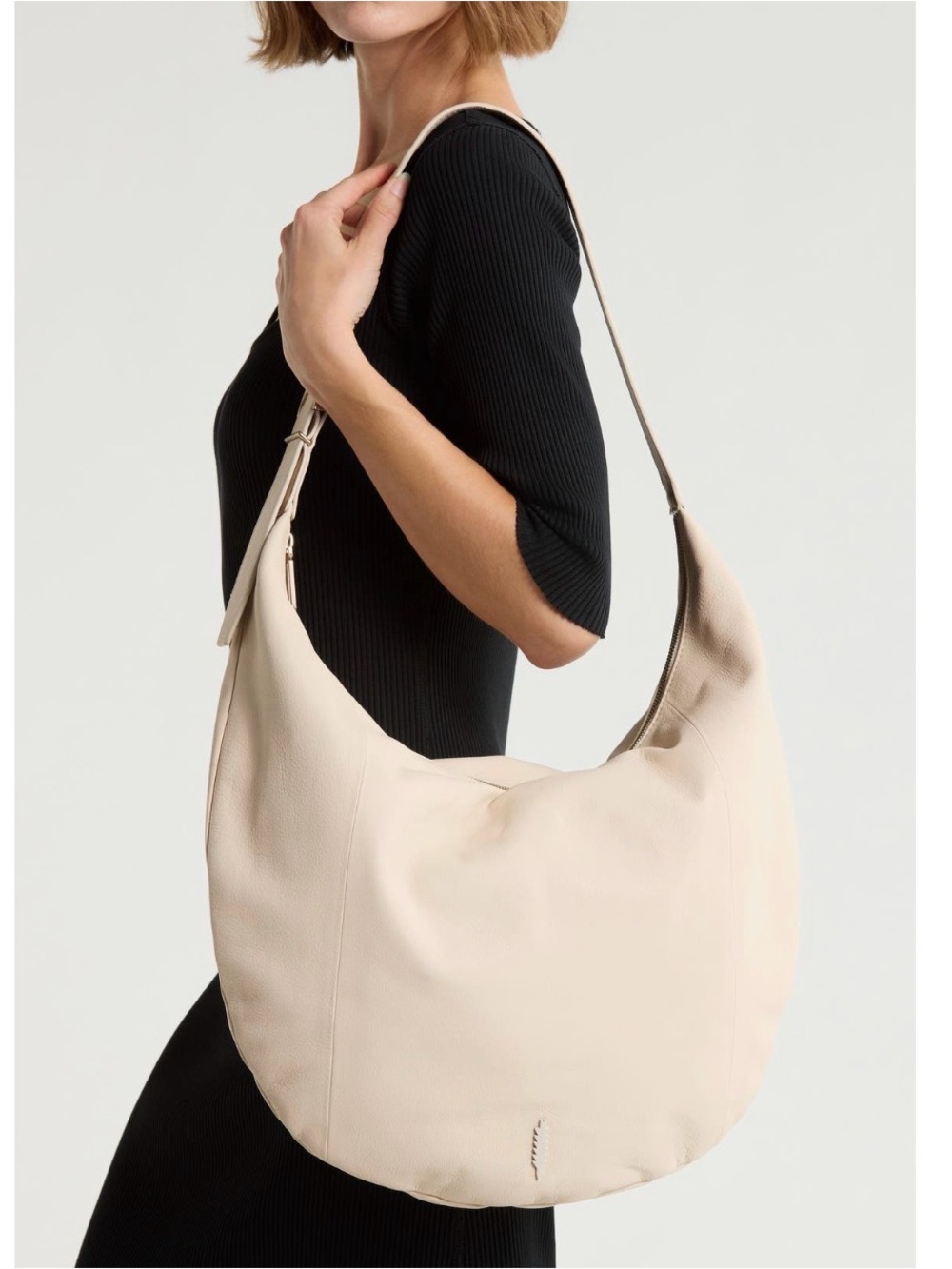 ✅NEW “Thacker” Oversize Wyatt Leather Hobo Bag